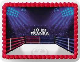 PROSTOKĄTNY OPŁATEK NA TORT A4 20x29CM - BOKS HOBBY + IMIĘ GRATIS