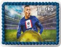 PROSTOKĄTNY OPŁATEK NA TORT A4 20x29CM - KYLIAN MBAPPE + IMIĘ GRATIS