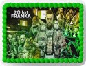 PROSTOKĄTNY OPŁATEK NA TORT A4 20x29CM - MMA HOBBY + IMIĘ GRATIS