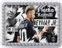 PROSTOKĄTNY OPŁATEK NA TORT A4 20x29CM - NEYMAR PIŁKA + IMIĘ GRATIS