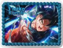 PROSTOKĄTNY OPŁATEK NA TORT A4 20x29CM - DRAGON BALL + IMIĘ GRATIS