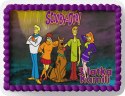 PROSTOKĄTNY OPŁATEK NA TORT A4 20x29CM - SCOOBY-DOO + IMIĘ GRATIS