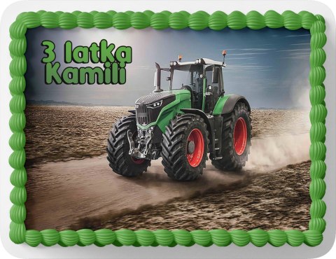 PROSTOKĄTNY OPŁATEK NA TORT A4 20x29CM - TRAKTORY CIĄGNIK + IMIĘ GRATIS PROSTOKĄTNY OPŁATEK NA TORT A4 20x29CM - TRAKTORY CIĄGNIK + IMIĘ GRATIS