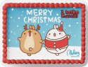 PROSTOKĄTNY OPŁATEK NA TORT A4 20x29CM - MOLANG BAJKA + IMIĘ GRATIS