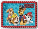 PROSTOKĄTNY OPŁATEK NA TORT A4 20x29CM - PSI PATROL BAJKA + IMIĘ GRATIS