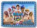 PROSTOKĄTNY OPŁATEK NA TORT A4 20x29CM - PSI PATROL BAJKA + IMIĘ GRATIS