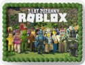 PROSTOKĄTNY OPŁATEK NA TORT A4 20x29CM - ROBLOX + IMIĘ GRATIS