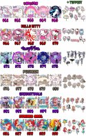 ZESTAW OPŁATEK NA TORT 30CM + TOPPERY PAPIEROWE - STICH STICZ 24CM 26CM