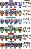ZESTAW OPŁATEK NA TORT 20CM + TOPPERY PAPIEROWE - NINJAGO + IMIĘ 15CM 18