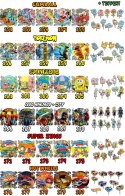 ZESTAW OPŁATEK NA TORT 20CM + TOPPERY PAPIEROWE - NINJAGO + IMIĘ 15CM 18
