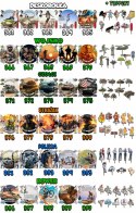 ZESTAW OPŁATEK NA TORT 20CM + TOPPERY PAPIEROWE - NINJAGO + IMIĘ 15CM 18