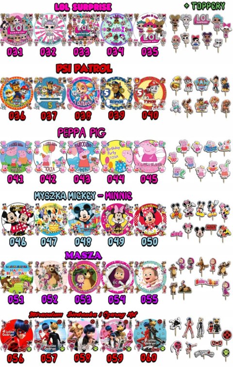 ZESTAW OPŁATEK NA TORT 30CM + TOPPERY PAPIEROWE - POKEMON + IMIĘ 24CM 26CM ZESTAW OPŁATEK NA TORT 30CM + TOPPERY PAPIEROWE - POKEMON + IMIĘ 24CM 26CM