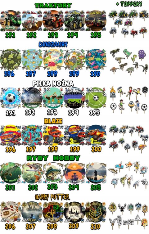 ZESTAW OPŁATEK NA TORT 30CM + TOPPERY PAPIEROWE - POKEMON + IMIĘ 24CM 26CM ZESTAW OPŁATEK NA TORT 30CM + TOPPERY PAPIEROWE - POKEMON + IMIĘ 24CM 26CM