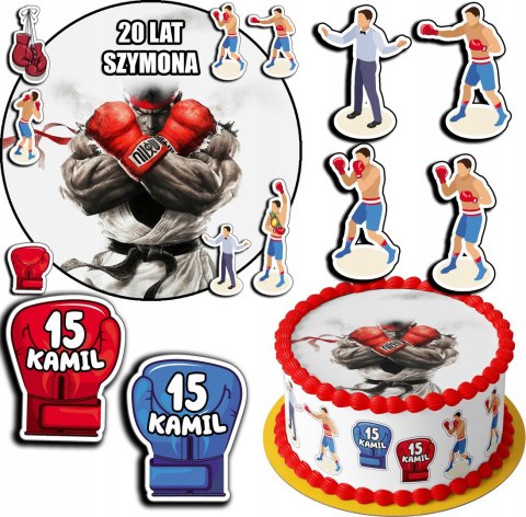ZESTAW OPŁATEK NA TORT 30CM + 17 POSTACI - BOKS HOBBY + IMIĘ 24CM 26CM ZESTAW OPŁATEK NA TORT 30CM + 17 POSTACI - BOKS HOBBY + IMIĘ 24CM 26CM
