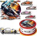 ZESTAW OPŁATEK NA TORT 30CM + 17 POSTACI - F1 FORMUŁA 1 + IMIĘ 24CM 26CM