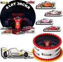 ZESTAW OPŁATEK NA TORT 30CM + 17 POSTACI - F1 FORMUŁA 1 + IMIĘ 24CM 26CM
