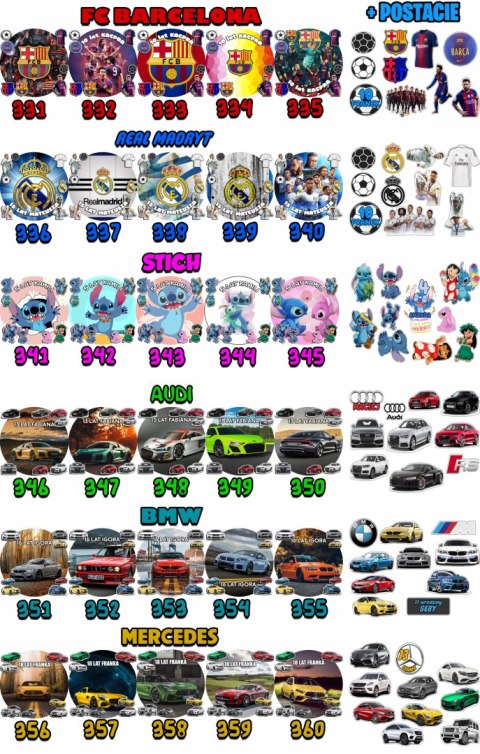 ZESTAW OPŁATEK NA TORT 30CM + 17 POSTACI - BLAZE TRUCK + IMIĘ 24CM 26CM ZESTAW OPŁATEK NA TORT 30CM + 17 POSTACI - BLAZE TRUCK + IMIĘ 24CM 26CM