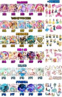 ZESTAW OPŁATEK NA TORT 30CM + 17 POSTACI - LITTLE PONY + IMIĘ 24CM 26CM