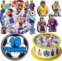 ZESTAW OPŁATEK NA TORT 20CM + 17 POSTACI - NEYMAR + IMIĘ 15CM 18CM