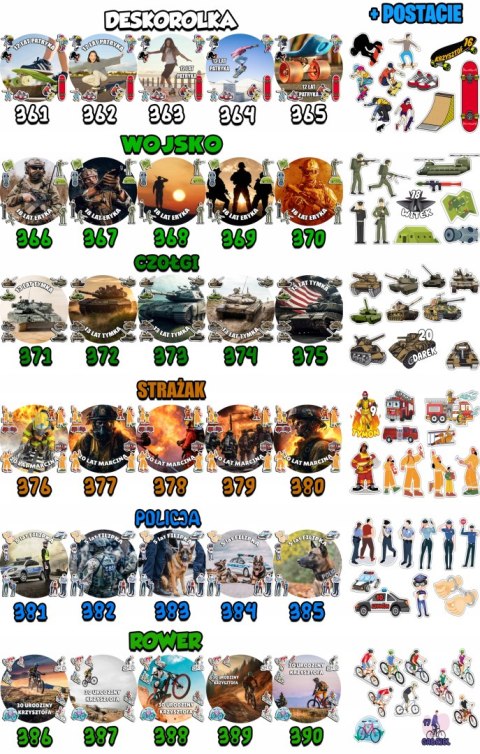 ZESTAW OPŁATEK NA TORT 20CM + 17 POSTACI - CIĄGNIK TRAKTOR + IMIĘ 15CM 18CM ZESTAW OPŁATEK NA TORT 20CM + 17 POSTACI - CIĄGNIK TRAKTOR + IMIĘ 15CM 18CM
