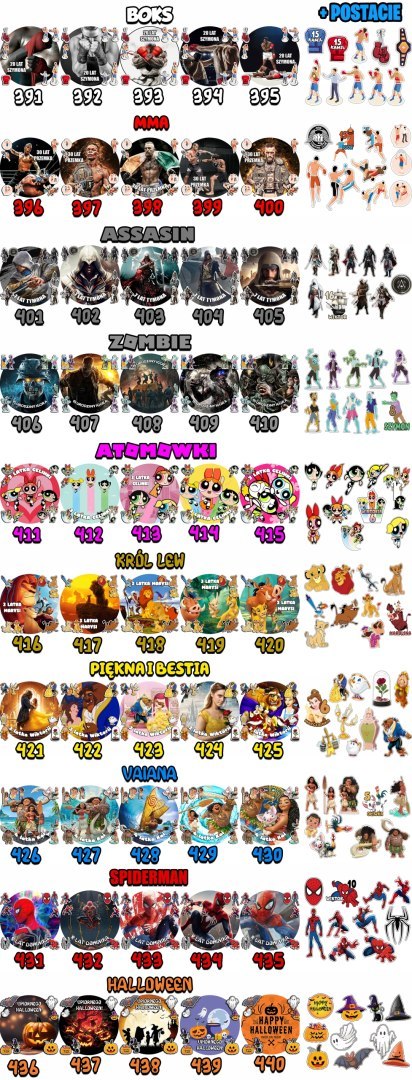 ZESTAW OPŁATEK NA TORT 20CM + 17 POSTACI - POKEMON + IMIĘ 15CM 18CM ZESTAW OPŁATEK NA TORT 20CM + 17 POSTACI - POKEMON + IMIĘ 15CM 18CM