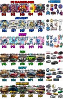 ZESTAW OPŁATEK NA TORT 20CM + 17 POSTACI - ENCHANTIMALS + IMIĘ 15CM 18CM