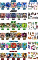 ZESTAW OPŁATEK NA TORT 20CM + 17 POSTACI - VAMPIRINA + IMIĘ 15CM 18CM