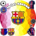 OPŁATEK NA TORT 30CM - PIŁKA NOŻNA FC BARCELONA + IMIĘ + GRATIS! 24CM 26CM