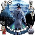 OPŁATEK NA TORT 30CM - PIŁKA NOŻNA RONALDO + IMIĘ + GRATIS! 24CM 26CM