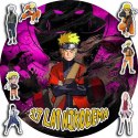 OPŁATEK NA TORT 30CM - NARUTO ANIME + IMIĘ + GRATIS! 24CM 26CM