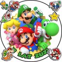 OPŁATEK NA TORT 30CM - SUPER MARIO BROS + IMIĘ + GRATIS! 24CM 26CM