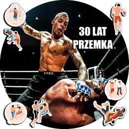 OPŁATEK NA TORT 20CM - HOBBY MMA SPORTY WALKI + IMIĘ + GRATIS! 15CM 18CM