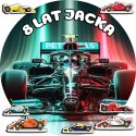 OPŁATEK NA TORT 20CM - F1 FORMUŁA 1 WYŚCIGÓWKI + IMIĘ + GRATIS! 15CM 18CM