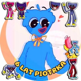 OPŁATEK NA TORT 20CM - HUGGY WUGGY GRA GRY + IMIĘ + GRATIS! 15CM 18CM