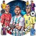 OPŁATEK NA TORT 20CM - PIŁKA NOŻNA NEYMAR + IMIĘ + GRATIS! 15CM 18CM
