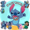 OPŁATEK NA TORT 20CM - STICH STICZ BAJKA SŁODKI + IMIĘ + GRATIS! 15CM 18CM