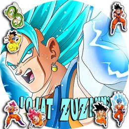 OPŁATEK NA TORT 20CM - DRAGON BALL ANIME + IMIĘ + GRATIS! 15CM 18CM