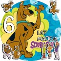 OPŁATEK NA TORT 20CM - SCOOBY-DOO BAJKA + IMIĘ + GRATIS! 15CM 18CM