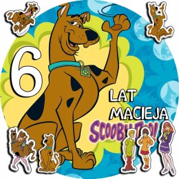 OPŁATEK NA TORT 20CM - SCOOBY-DOO BAJKA + IMIĘ + GRATIS! 15CM 18CM