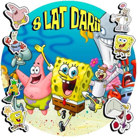 OPŁATEK NA TORT 20CM - SPONGEBOB BAJKA + IMIĘ + GRATIS! 15CM 18CM OPŁATEK NA TORT 20CM - SPONGEBOB BAJKA + IMIĘ + GRATIS! 15CM 18CM