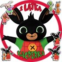 OPŁATEK NA TORT 20CM - KRÓLIK BING + IMIĘ + GRATIS! 15CM 18CM