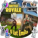 OPŁATEK NA TORT 20CM - FORTNITE GRY DEKORACJA + IMIĘ + GRATIS! 15CM 18CM