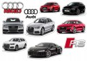 OPŁATEK ZESTAW NA URODZINY POSTACIE AUDI SAMOCHODY + IMIĘ