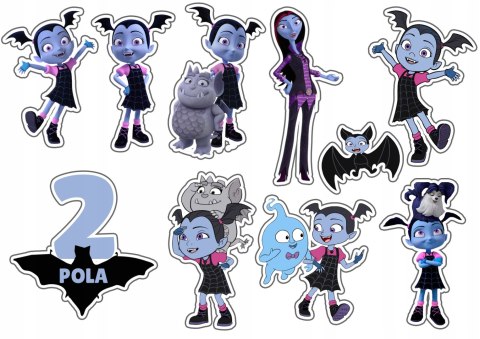OPŁATEK ZESTAW URODZINY BAJKA VAMPIRINA + IMIĘ OPŁATEK ZESTAW URODZINY BAJKA VAMPIRINA + IMIĘ