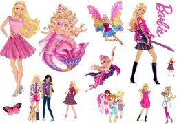 TATUAŻE ZMYWALNE DLA DZIECI Barbie WIELE WZORÓW