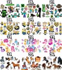 TATUAŻE ZMYWALNE DLA DZIECI POKEMON WIELE WZORÓW