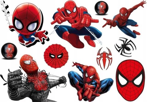 TATUAŻE ZMYWALNE DLA DZIECI Spider Man DUŻO WZORÓW